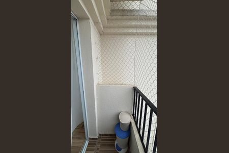 Varanda da Sala de Jantar de apartamento para alugar com 2 quartos, 49m² em Vila Palmares, Santo André