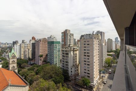 Varanda de kitnet/studio à venda com 1 quarto, 21m² em Jardim Paulista, São Paulo