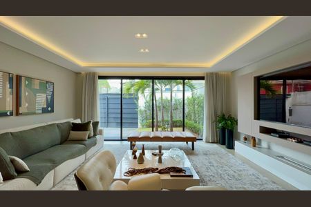 Sala de TV de casa à venda com 4 quartos, 415m² em Jardim Paulista, São Paulo