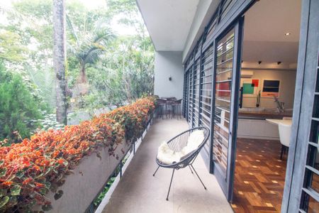 Varanda da Sala de casa à venda com 5 quartos, 340m² em Brooklin, São Paulo