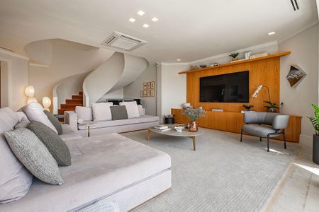 Sala de apartamento à venda com 7 quartos, 555m² em Alto de Pinheiros, São Paulo