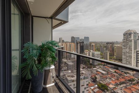 Sacada de apartamento à venda com 1 quarto, 70m² em Vila Olímpia, São Paulo