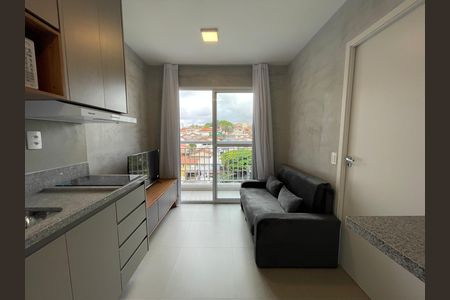 Cozinha de apartamento para alugar com 1 quarto, 25m² em Vila Butantã, São Paulo