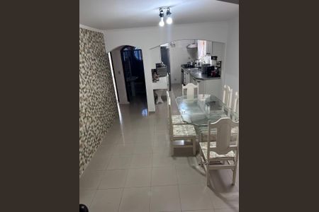 Sala de jantar de casa à venda com 4 quartos, 225m² em Vila Humaita, Santo André