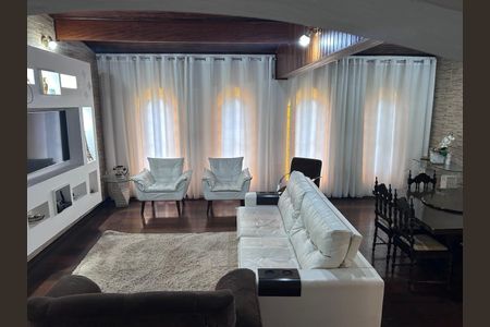 Sala de casa à venda com 4 quartos, 225m² em Vila Humaita, Santo André
