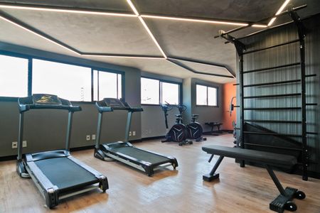 Apartamento para alugar com 41m², 2 quartos e 1 vaga Apartamento para alugar com 41m², 2 quartos e 1 vagaÁrea comum - Academia