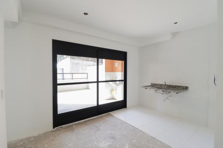 Sala/Cozinha de apartamento à venda com 2 quartos, 39m² em Carandiru, São Paulo