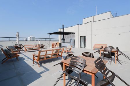 Apartamento à venda com 28m², 1 quarto e sem vaga Apartamento à venda com 28m², 1 quarto e sem vagaÁrea comum - Churrasqueira