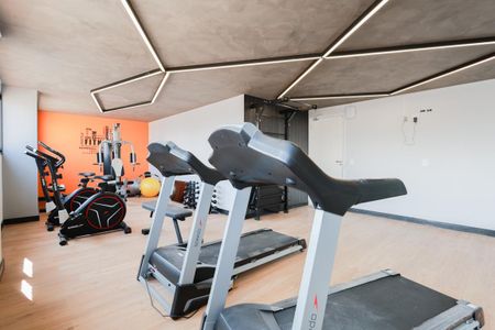 Apartamento à venda com 28m², 1 quarto e sem vaga Apartamento à venda com 28m², 1 quarto e sem vagaÁrea comum - Academia