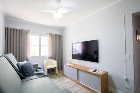 Sala de apartamento à venda com 2 quartos, 70m² em Campestre, Santo André