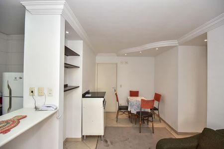 Sala de apartamento para alugar com 1 quarto, 40m² em Super Quadra Morumbi, São Paulo