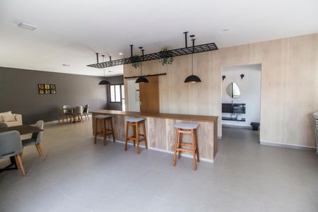 Apartamento para alugar com 55m², 2 quartos e 1 vagaÁrea comum - Salão de festas