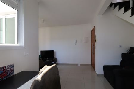 Sala de apartamento à venda com 2 quartos, 100m² em Vila Curuçá, Santo André