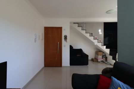 Sala de apartamento à venda com 2 quartos, 100m² em Vila Curuçá, Santo André