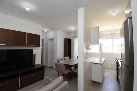 Sala de apartamento para alugar com 2 quartos, 59m² em Colônia Rio Grande, São José dos Pinhais