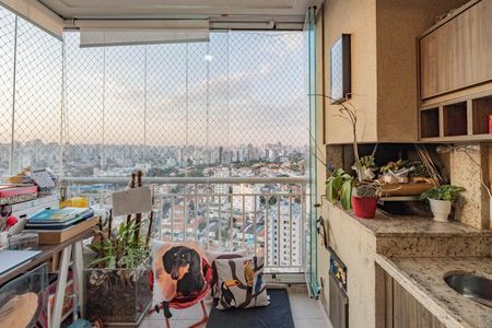Varanda de apartamento à venda com 3 quartos, 85m² em Vila Santo Estefano, São Paulo