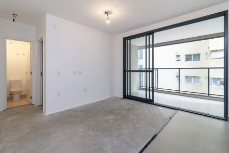 Sala de apartamento à venda com 1 quarto, 46m² em Campo Belo, São Paulo