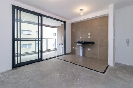 Sala de apartamento à venda com 1 quarto, 46m² em Campo Belo, São Paulo