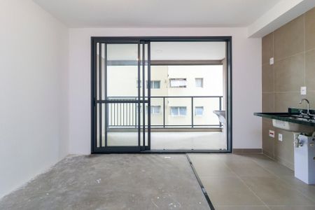 Sala de apartamento à venda com 1 quarto, 46m² em Campo Belo, São Paulo