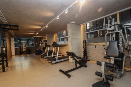 Studio à venda com 58m², 1 quarto e 1 vaga Studio à venda com 58m², 1 quarto e 1 vagaÁrea comum - Academia