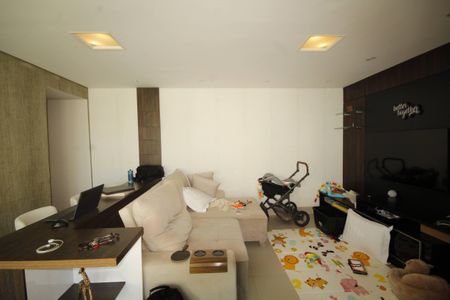 Sala de apartamento à venda com 3 quartos, 90m² em Grajaú, Belo Horizonte