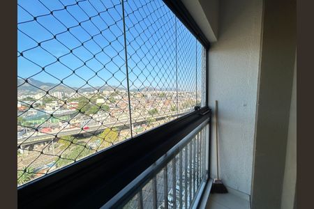 Varanda da sala de apartamento para alugar com 2 quartos, 47m² em Del Castilho, Rio de Janeiro