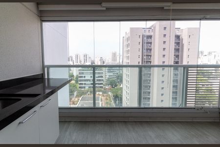 Varanda de apartamento para alugar com 1 quarto, 32m² em Brooklin, São Paulo