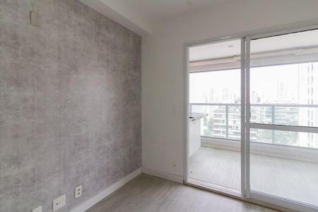 Sala de apartamento para alugar com 1 quarto, 32m² em Brooklin, São Paulo