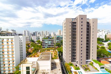 Vista da Varanda de apartamento para alugar com 1 quarto, 32m² em Brooklin, São Paulo