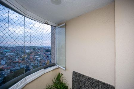 Varanda da Sala de apartamento à venda com 2 quartos, 48m² em Centro, Diadema