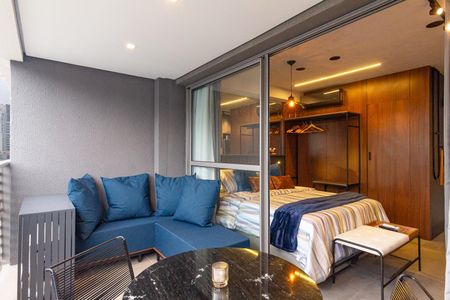 Studio para alugar com 22m², 1 quarto e sem vagavaranda