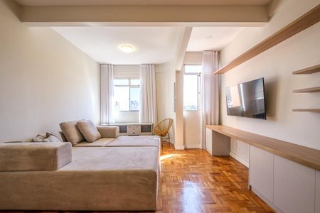 Sala de apartamento para alugar com 2 quartos, 90m² em Centro, Belo Horizonte