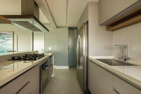 Cozinha de apartamento à venda com 3 quartos, 105m² em Barra Funda, São Paulo