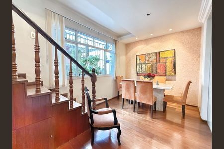 Sala de Jantar de apartamento à venda com 4 quartos, 200m² em Santo Antônio, Belo Horizonte