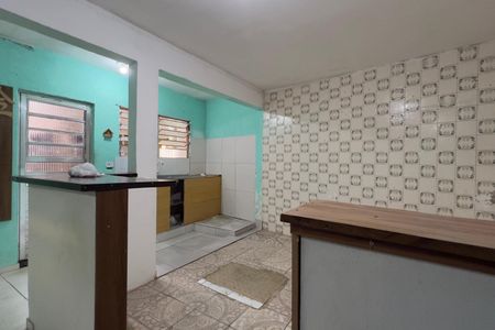 Cozinha de casa para alugar com 1 quarto, 35m² em Jardim Presidente Dutra, Guarulhos