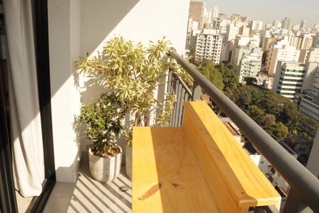 Sacada de kitnet/studio para alugar com 1 quarto, 26m² em Vila Buarque, São Paulo