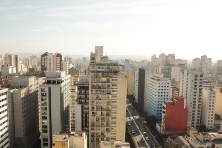 Vista da Sacada de kitnet/studio para alugar com 1 quarto, 26m² em Vila Buarque, São Paulo