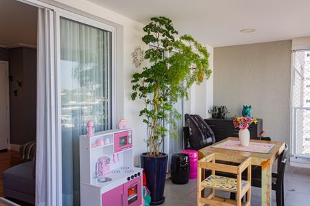 Varanda gourmet de apartamento à venda com 2 quartos, 96m² em Vila Anastácio, São Paulo