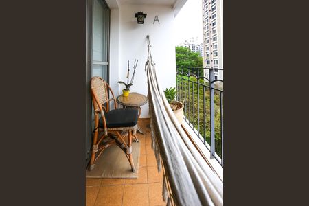 Varanda da Sala de apartamento à venda com 2 quartos, 81m² em Real Parque, São Paulo