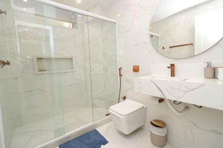 Apartamento à venda com 98m², 3 quartos e sem vagaBanheiro do Quarto