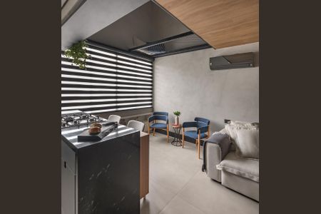 Sala de apartamento à venda com 1 quarto, 60m² em Brooklin, São Paulo