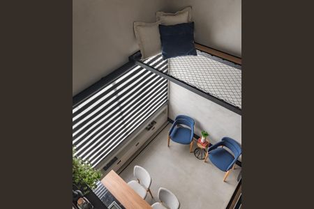 Sala de apartamento à venda com 1 quarto, 60m² em Brooklin, São Paulo