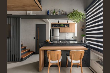 Apartamento à venda com 55m², 1 quarto e 1 vagaCozinha