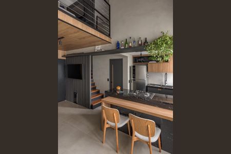 Apartamento à venda com 55m², 1 quarto e 1 vagaCozinha