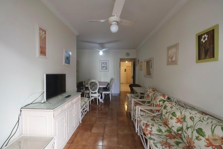 Sala de apartamento para alugar com 3 quartos, 75m² em Balneario Cidade Atlantica, Guarujá