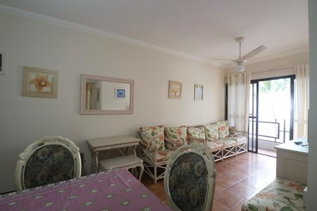 Sala de apartamento para alugar com 3 quartos, 75m² em Balneario Cidade Atlantica, Guarujá