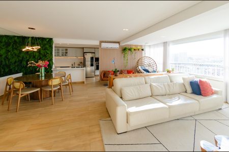 Sala de apartamento à venda com 3 quartos, 120m² em Caiçaras, Belo Horizonte