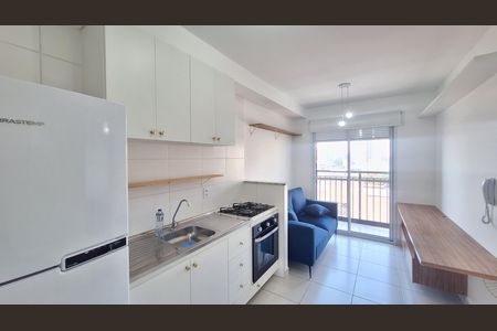 Sala/Cozinha de apartamento para alugar com 1 quarto, 29m² em Vila Romana, São Paulo