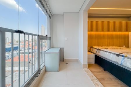 Studio à venda com 25m², 1 quarto e sem vagaVaranda