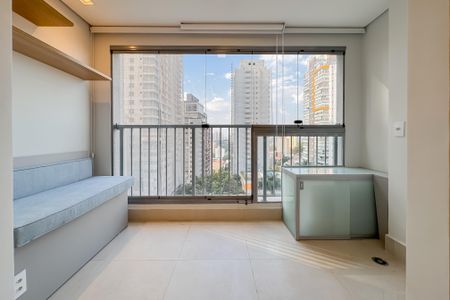Studio à venda com 25m², 1 quarto e sem vagaVaranda